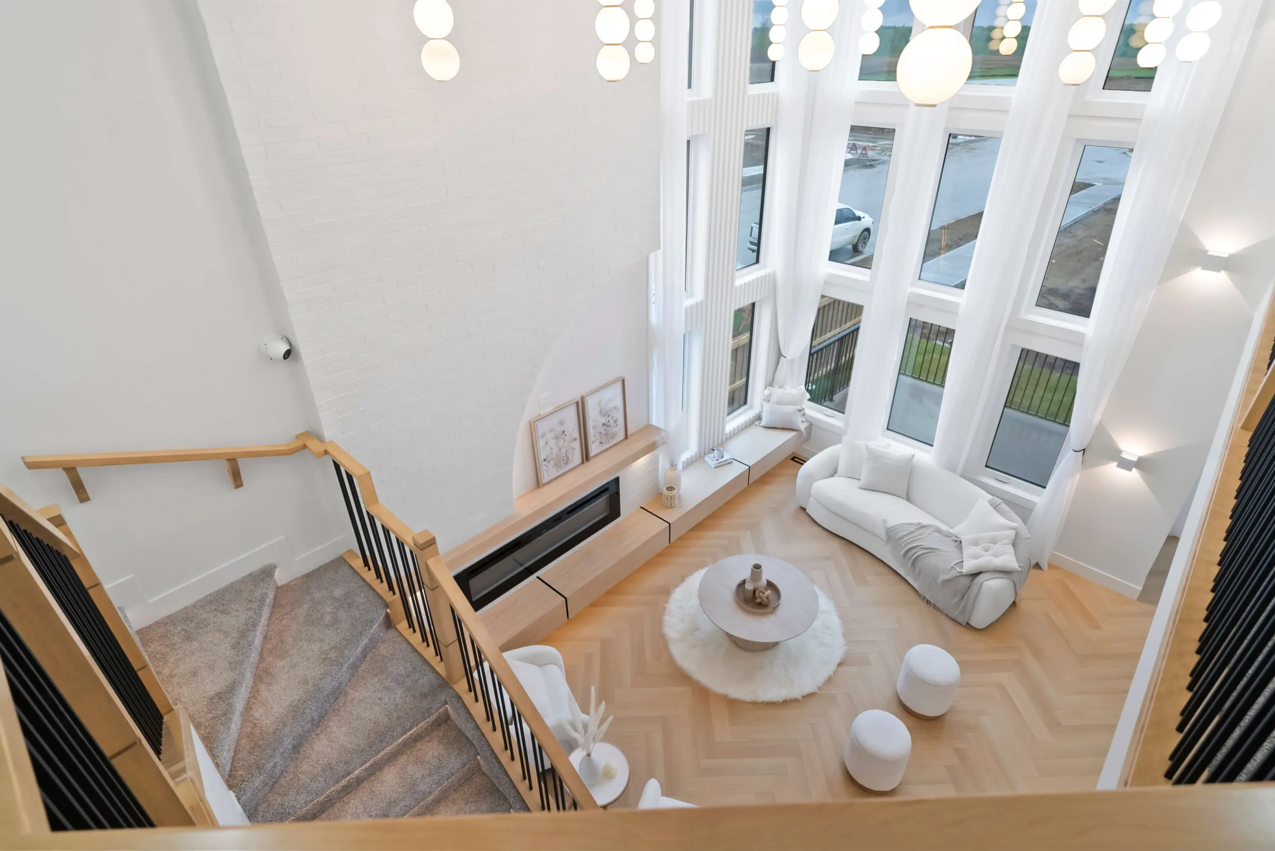 View from upper floor